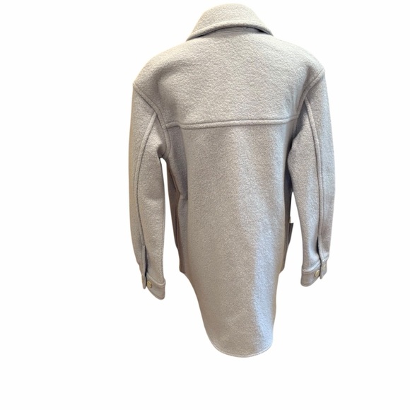 Aritzia | Wilfred Free | Merino Wool Shacket | Light Blue/Grey | Size XS | NWT ✨ - Picture 5 of 15